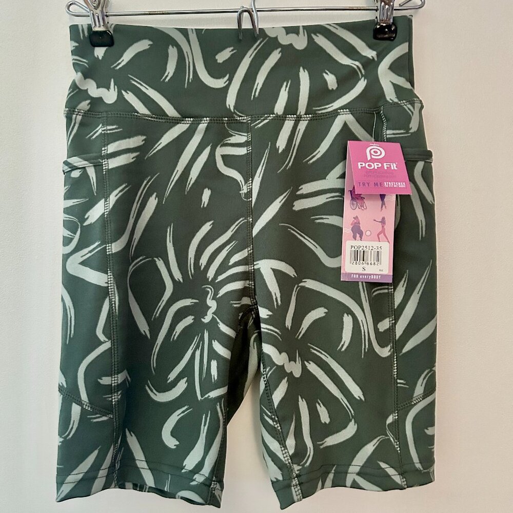 NWT POP Fit Legging Shorts with Side Pockets - Pixie Short Size S